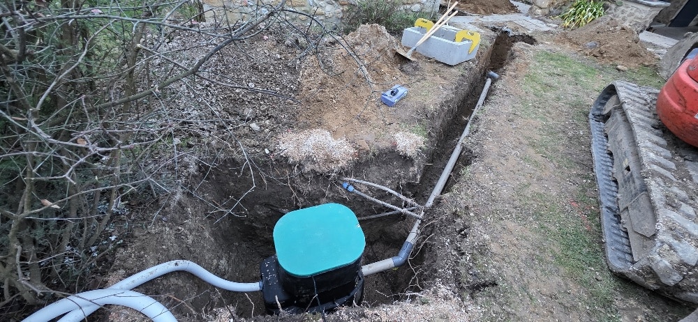 Installation d’une pompe de relevage